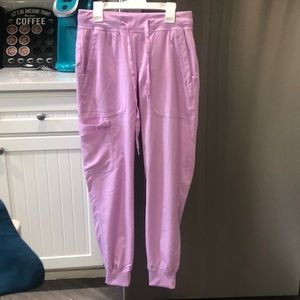 XS Medcouture Lilac Jogger Scrub Pants